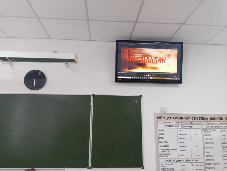 Урок мужества, посвященный Дню вывода Советских войск из Афганистана.